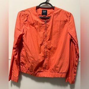 GAP Lightweight Coral Bomber Jacket